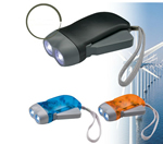 2 LED Bulb Hand Press Flashlight