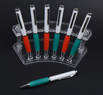 Hefty stylus Metal ballpoint with colors rubber grip
