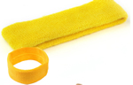 Plush terry sport headband