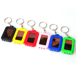 Solar Power Flashlight Keychain